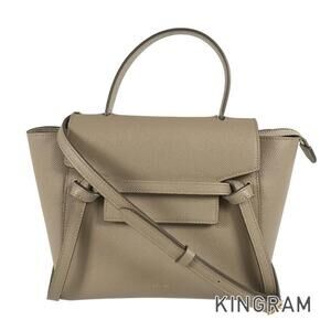 Celine Leather 2WAY Leather Belt Bag